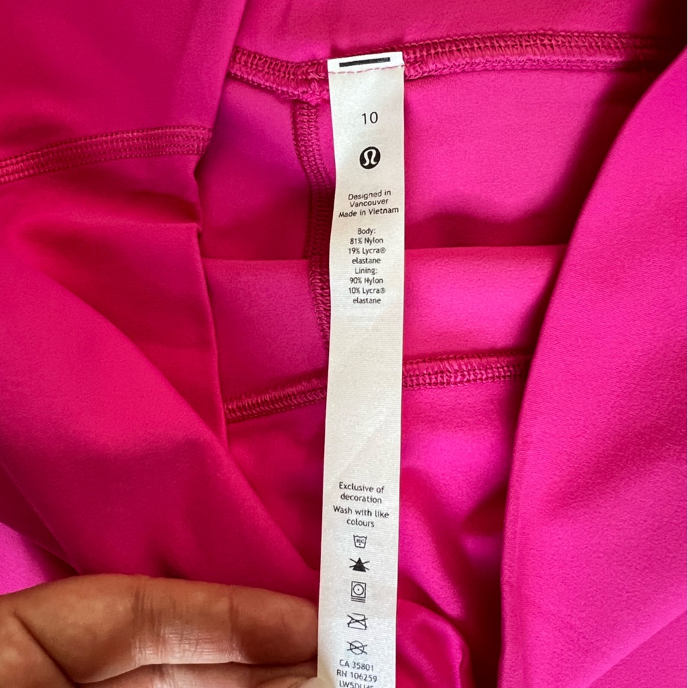 NWT Sonic Pink lululemon align leggings with pockets - Picture 3 of 5